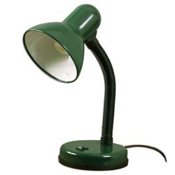 Настольная лампа МТ2077А на подставке, 60Вт, +лампа накаливания, зелёная, высота 30см, Е27
