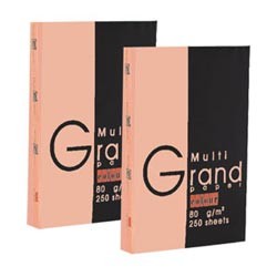 Бумага GRAND А4, 80г/м, 250 л. пастель розовая "СЗЛК"