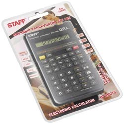 Калькулятор STAFF инженерный STF-165, 10 разрядов, 143х78мм, НА БЛИСТЕРЕ