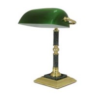 Настольная лампа из мрамора GALANT (основание-зеленый мрамор с золотистой отделкой) 231197