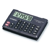 Калькулятор CASIO карманный LC-160LV, 8 разрядов, пит.от батарейки, 58x87мм, блистер