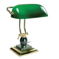 Настольная лампа из мрамора GALANT (основание-зеленый мрамор с золотистой отделкой) 231488