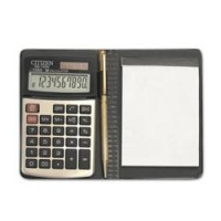 Калькулятор CITIZEN карманный SB-745N, 10 разр., двойное питание, 124х72мм, оригинальный