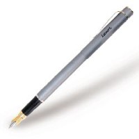Ручка перьевая LUXOR "Sleek" 8451 корпус серый, хромированные детали (картридж Centropen 140998)