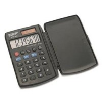 Калькулятор STAFF карманный STF-883, 8 разрядов, двойное питание, 95х62мм