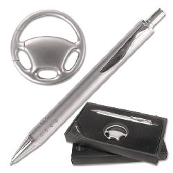 Набор подарочный: ручка, брелок (руль), карт. кор. PB-134
