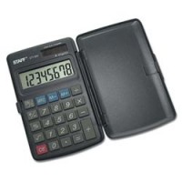 Калькулятор STAFF карманный STF-899, 8 разрядов, двойное питание, 117х74мм