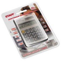 Калькулятор STAFF карманный металлический STF-1010, 10 разрядов, дв.питание, 103х62мм, НА БЛИСТЕРЕ