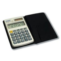 Калькулятор STAFF карманный металлический STF-1010, 10 разрядов, двойное питание, 103х62мм