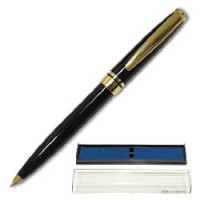 Ручка шариковая BRAUBERG бизнес-класса "Continental Gold", корпус черный,золот. детали,140721,синяя