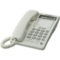 Телефон PANASONIC KX-TS2362RUW, память 30 ном., ЖК-дисплей с часами