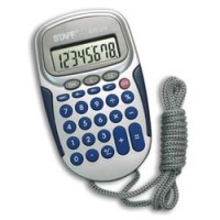 Калькулятор STAFF карманный на шнурке STF-278, 8 разрядов, 96х57мм