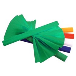 Цветная бумага ПОДЕЛОЧНАЯ КРЕПИРОВАННАЯ WEROLA 1 рулон, зеленая, 50*250см, 12061-148