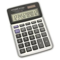 Калькулятор CITIZEN настольный MT-852A, 12 разр., двойное питание, 124х111мм, оригинальный