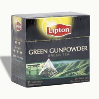 Чай LIPTON "Green Gunpowder", зеленый, 20 пирамидок по 2г