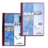 Папка c клипом DURABLE (Германия) до 30 листов "DURACLIP 30" лиловая, 2200-31