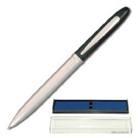 Ручка шариковая BRAUBERG бизнес-класса "Galaxy Sliver", корпус серебр., хром. детали, 140710, синяя