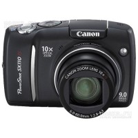 Фотокамера цифровая CANON PowerShot SX110IS, 9 млн.пикс., 10x/4x zoom, 3" ЖК-монитор, опт.стаб.