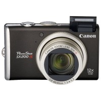 Фотокамера цифровая CANON PowerShot SX200IS, 12 млн.пикс., 12x/4x zoom, 3" ЖК-монитор, опт.стаб.