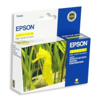 Картридж струйный EPSON (T048440) StylusPhoto R200/300/RX500/600, желтый, ориг.