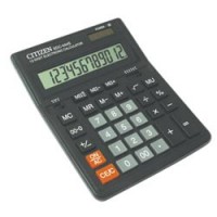 Калькулятор CITIZEN настольный SDC-444, 12 разр., двойное питание, 199x153мм, оригинальный