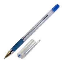 Ручка шариковая MC GOLD чернила на масл. осн. 0,5мм, с резиновым упором, синяя