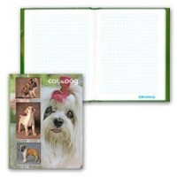 Блокнот Notebook BRAUBERG, А6, 110*147мм, поролон с выбор.  лаком, "Собаки", 80л., 122464