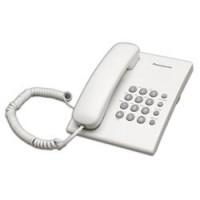 Телефон PANASONIC KX-TS2350RUW, белый, повторный  набор, тональный/импульсный режим