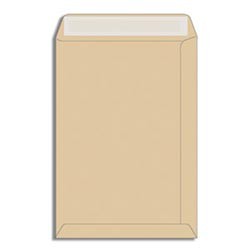 Конверт-пакет плоский MULTIMAIL KRAFT STRIP (230х330мм) из крафт бумаги с отр.полосой, на 90л, Pigna