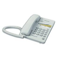 Телефон PANASONIC KX-TS2361RUW, память 13 ном., индикатор вызова