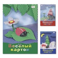 Цветной картон А4 "КТС-про", ВЕСЕЛЫЙ 6 цв., 6 л. С 15101-04