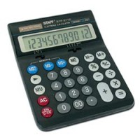 Калькулятор STAFF настольный STF-2112, 12 разрядов, двойное питание, 178х137мм
