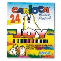 Фломастеры CARIOCA JOY 24 цв., вент.колпачок, картон.коробка, гарантия - 3года, 40615