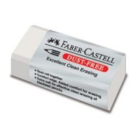 Резинка стирательная FABER-CASTELL DUST FREE виниловая, 41х18,5х11,5 мм, FC187130
