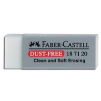 Резинка стирательная FABER-CASTELL DUST FREE виниловая, 62х21,5х11,5 мм, FC187120
