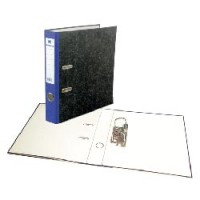 Папка-регистратор BRAUBERG с мраморным покрытием, 50 мм, синий корешок