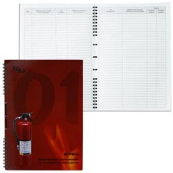 Книга "Журнал регистрации инструктажей по пожарной безопас.", 96л А4, прошит под печать, греб., 18с1