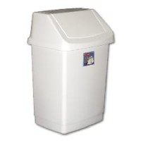 Контейнер для мусора 50л, серый (в 74*ш 40*г 35 см), качающаяся крышка, RUBBERMAID 04045, IDEA M2464