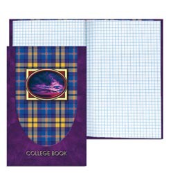 Блокнот Notebook STAFF, А5, 135*206мм, тв. лам. обложка, "Шотландка бордовая", 96л., 120997