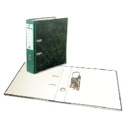 Папка-регистратор BRAUBERG с мраморным покрытием, 80 мм, зеленый корешок
