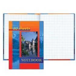Блокнот Notebook STAFF, А6, 110*147мм, "Замок на озере", тв. лам. обложка, 80л., 121314
