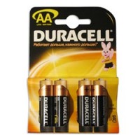 Батарейка DURACELL AA LR6, комплект 4шт., в блистере, 1.5В, (работает до 10 раз дольше)