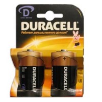 Батарейка DURACELL D LR20, комплект 2шт., в блистере, 1.5В, (работает до 10 раз дольше)