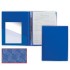 Папка с мет. скоросш. BRAUBERG "Smart" (фактура "Бриллиант") синяя, до 100 листов, 0,6мм, 221843