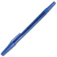 Ручка шариковая "Звездная ночь" корпус прозрач. с блестками син. детали, арт. РШ-49, синяя