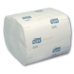 Бумага туалетная TORK Premium листовая, 252 листа в пачке, 11х21, 2-х сл., 114273 (держатель 600292)