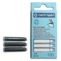 Картридж чернильный Centropen комплект 10шт., в упаковке с европодвесом, 0019, синий