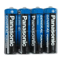Батарейка PANASONIC AA R6 (316), комплект 4шт., 1.5В