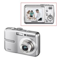 Фотокамера цифровая SAMSUNG S860, 8,1млн.пикс., 3x/3x zoom, 2,4" ЖК-монитор, серебристый