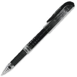 Ручка шариковая BERLINGO STATUS корпус черный, толщ. письма 0,6мм, рез. держ., KS2907, черная